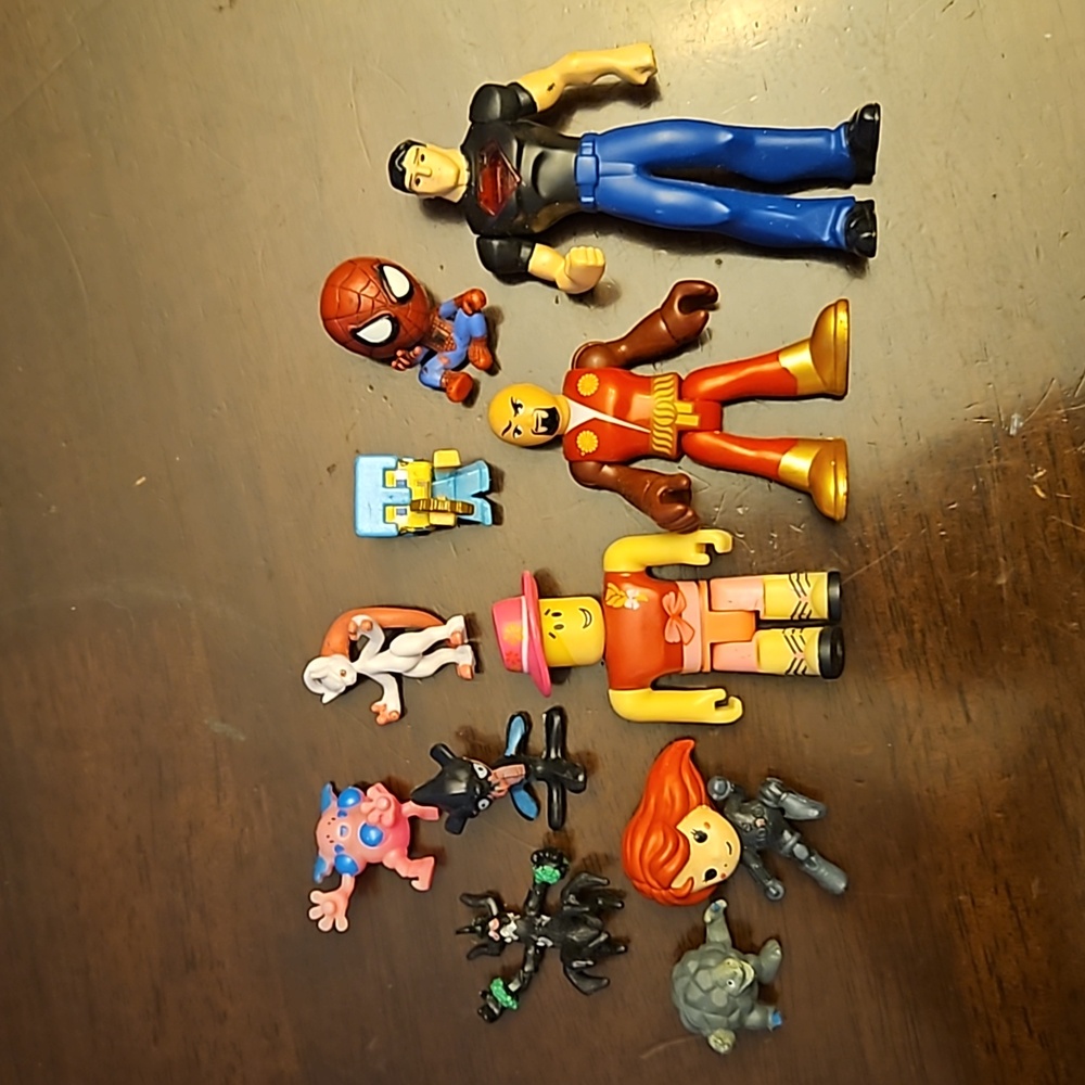 Misc mini action figures